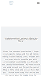 Mobile Screenshot of lesleysbeautyclinic.com